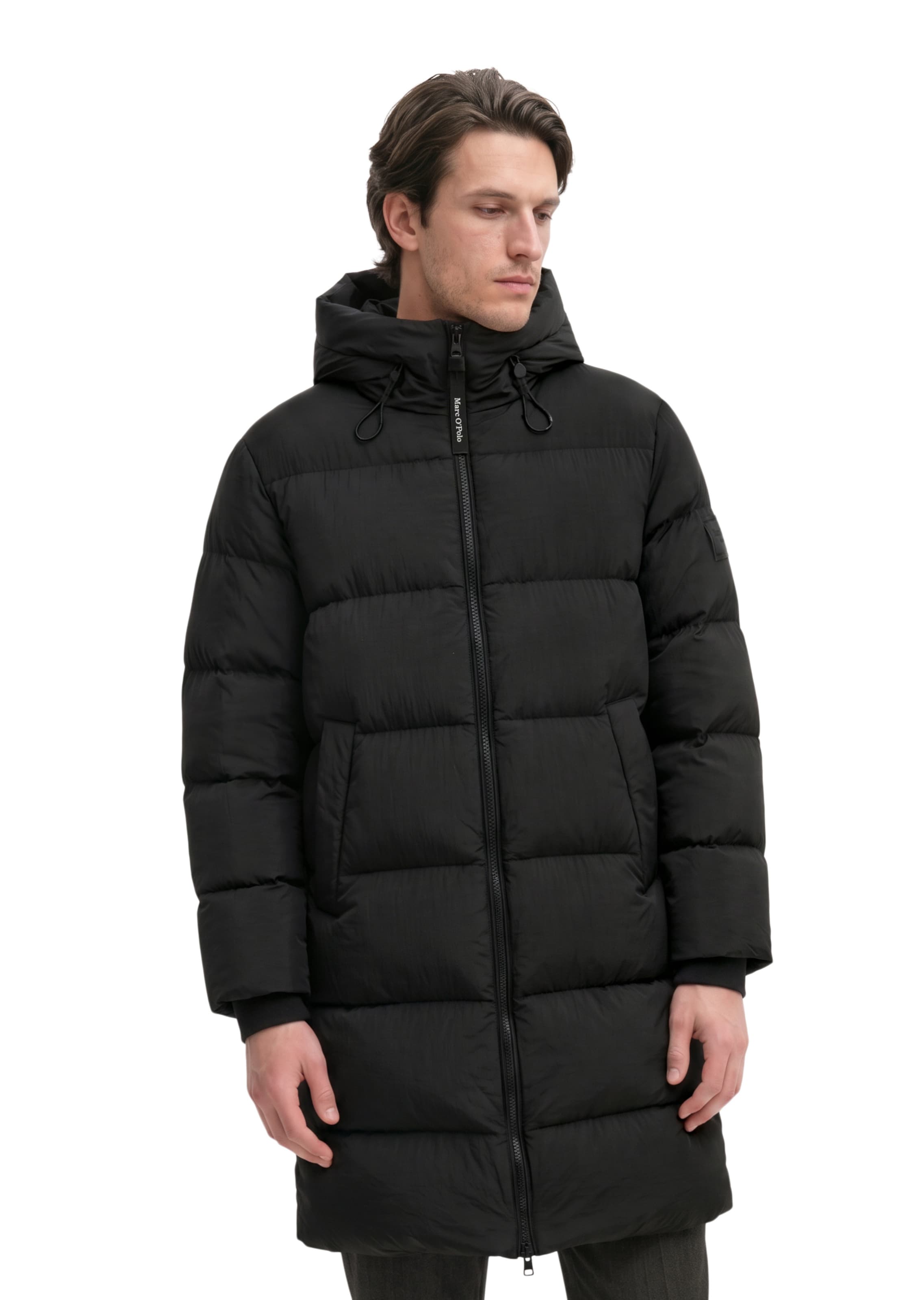 Marc O'Polo Wintermantel in Schwarz: Vorderseite