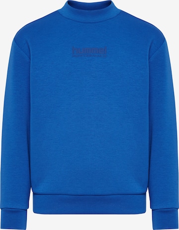 Hummel Sportsweatshirt 'Fast Tech Fleece' in Blau: Vorderseite