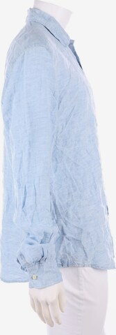 Woolrich Leinenhemd XL in Blau