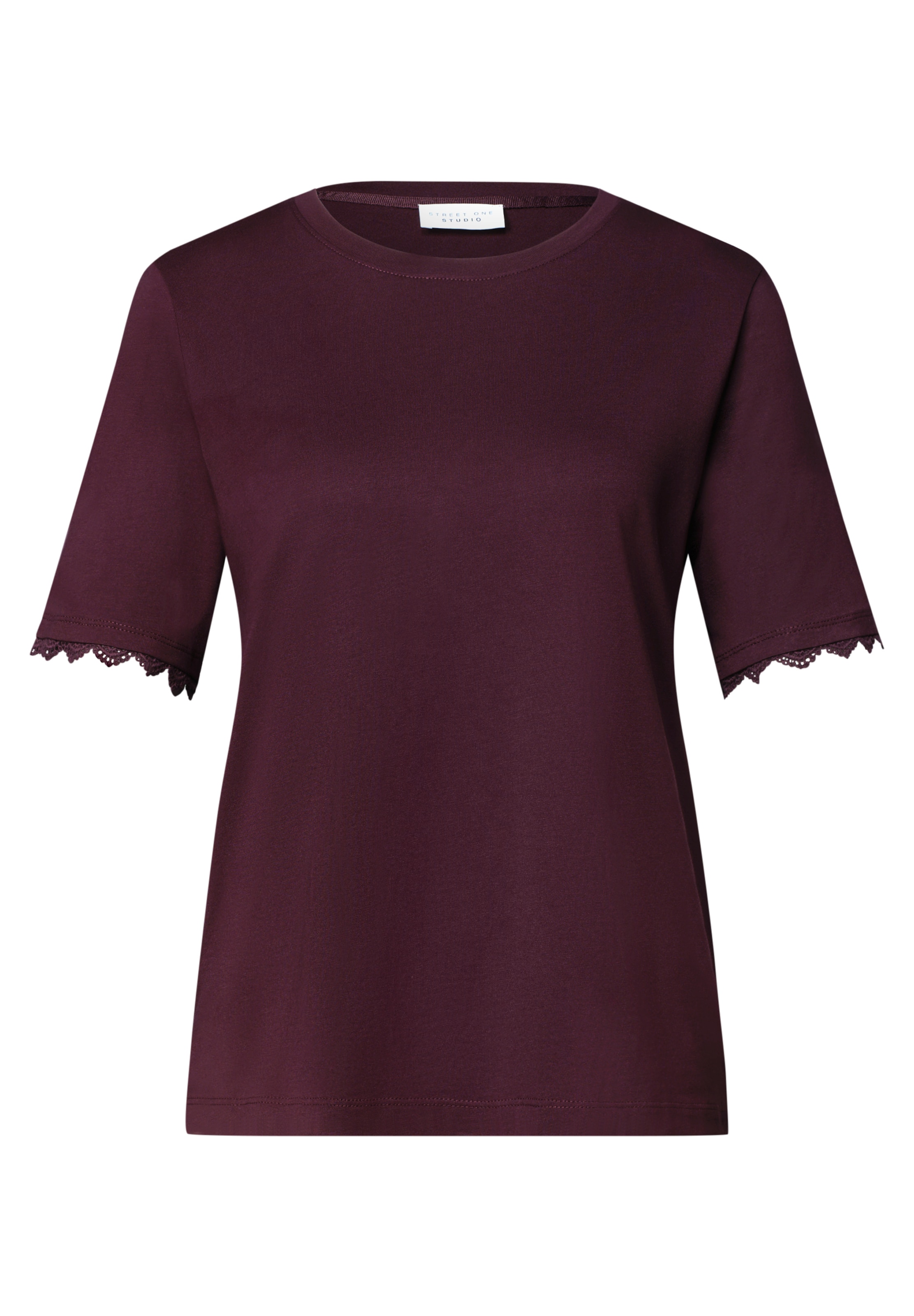 Street One Studio Shirt in Purple: front