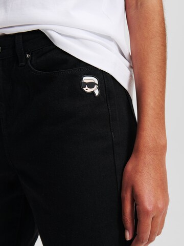 Karl Lagerfeld Tapered Jeans in Schwarz