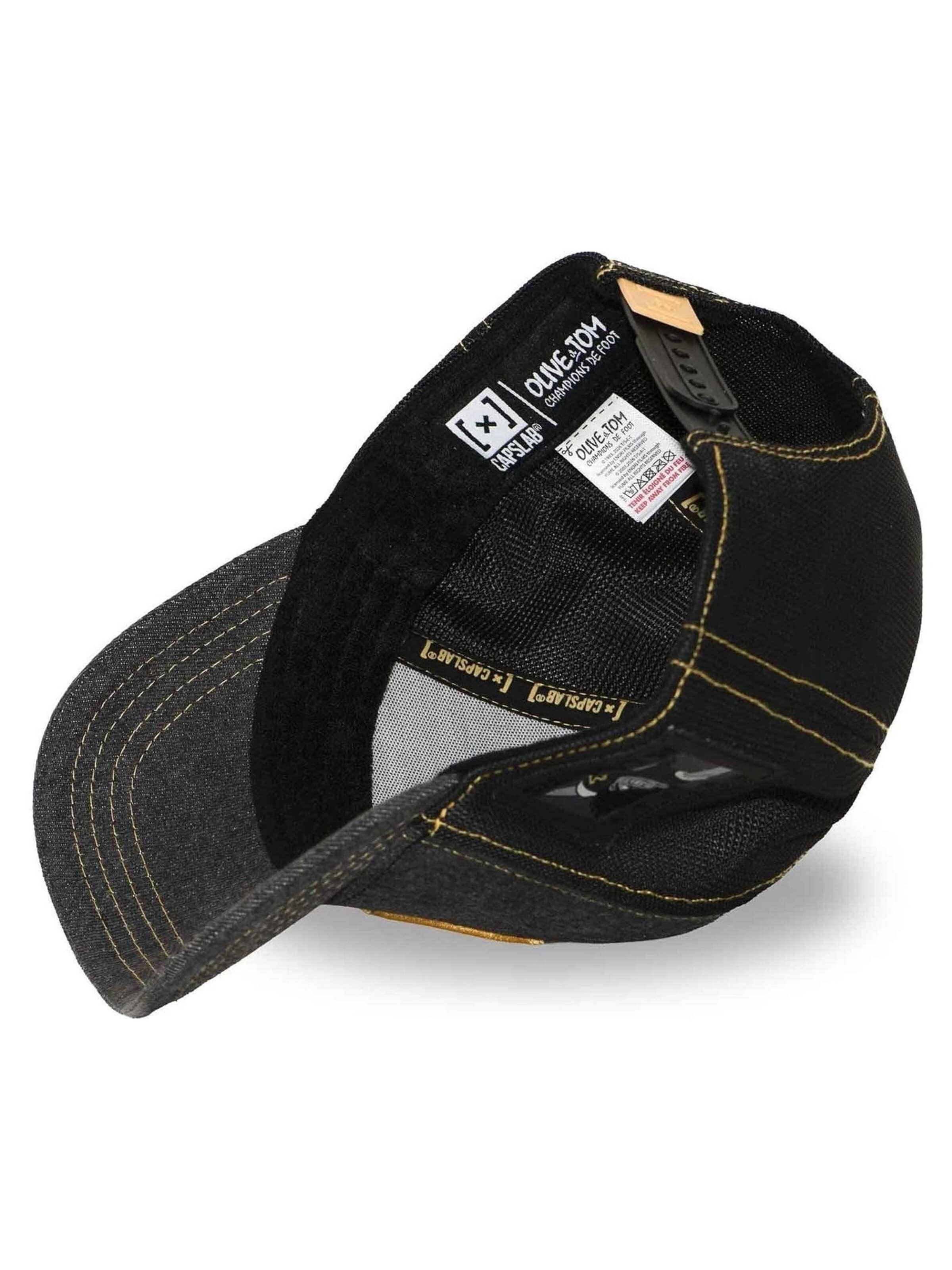 Capslab - Gorra 'Gorra capslab negra denim mark lenders lan2 trucker cap' en negro