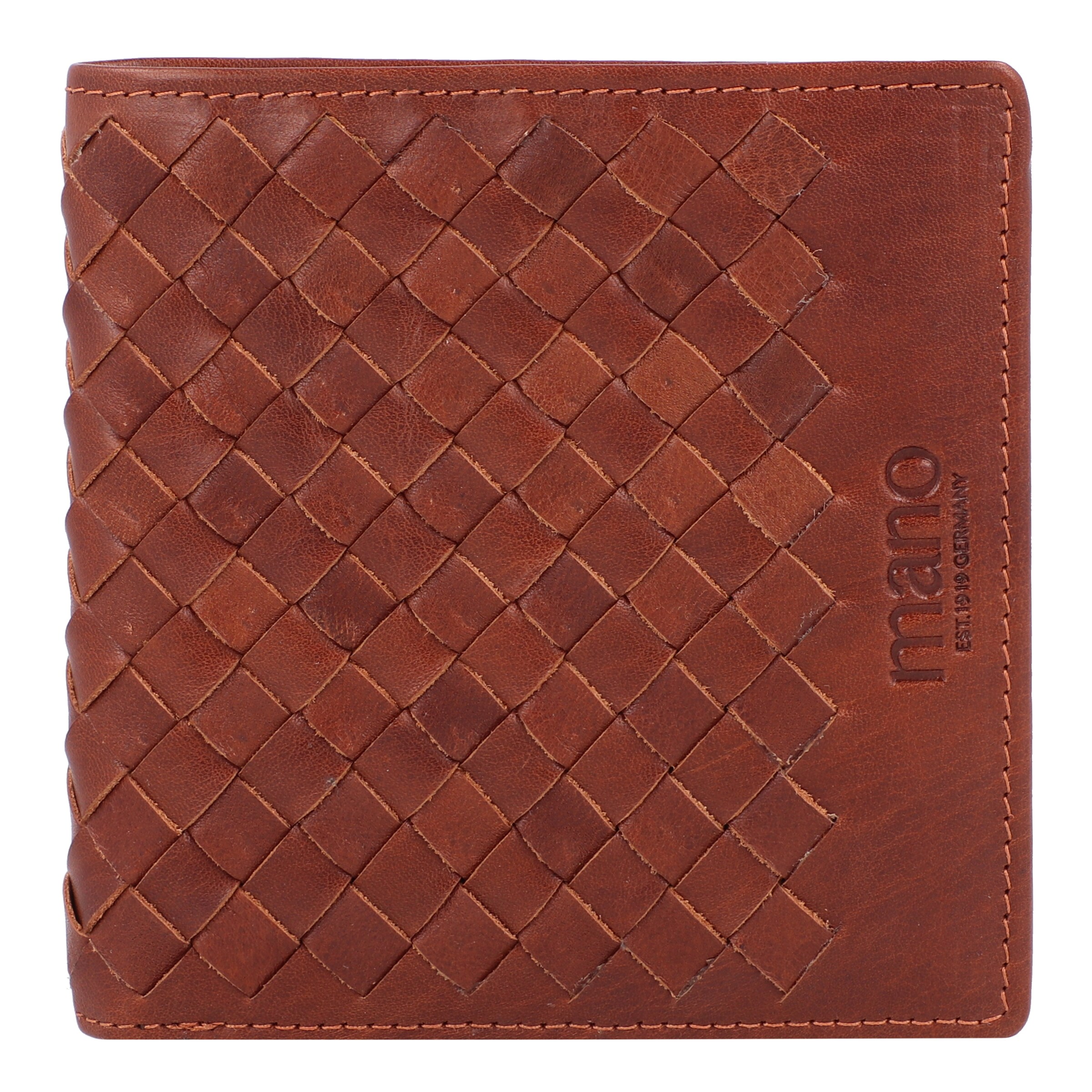 mano Portemonnaie in Braun