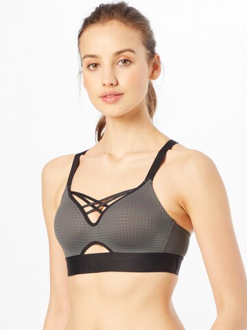 ONLY PLAY Bralette Sports Bra 'JAMA' in Grey: front
