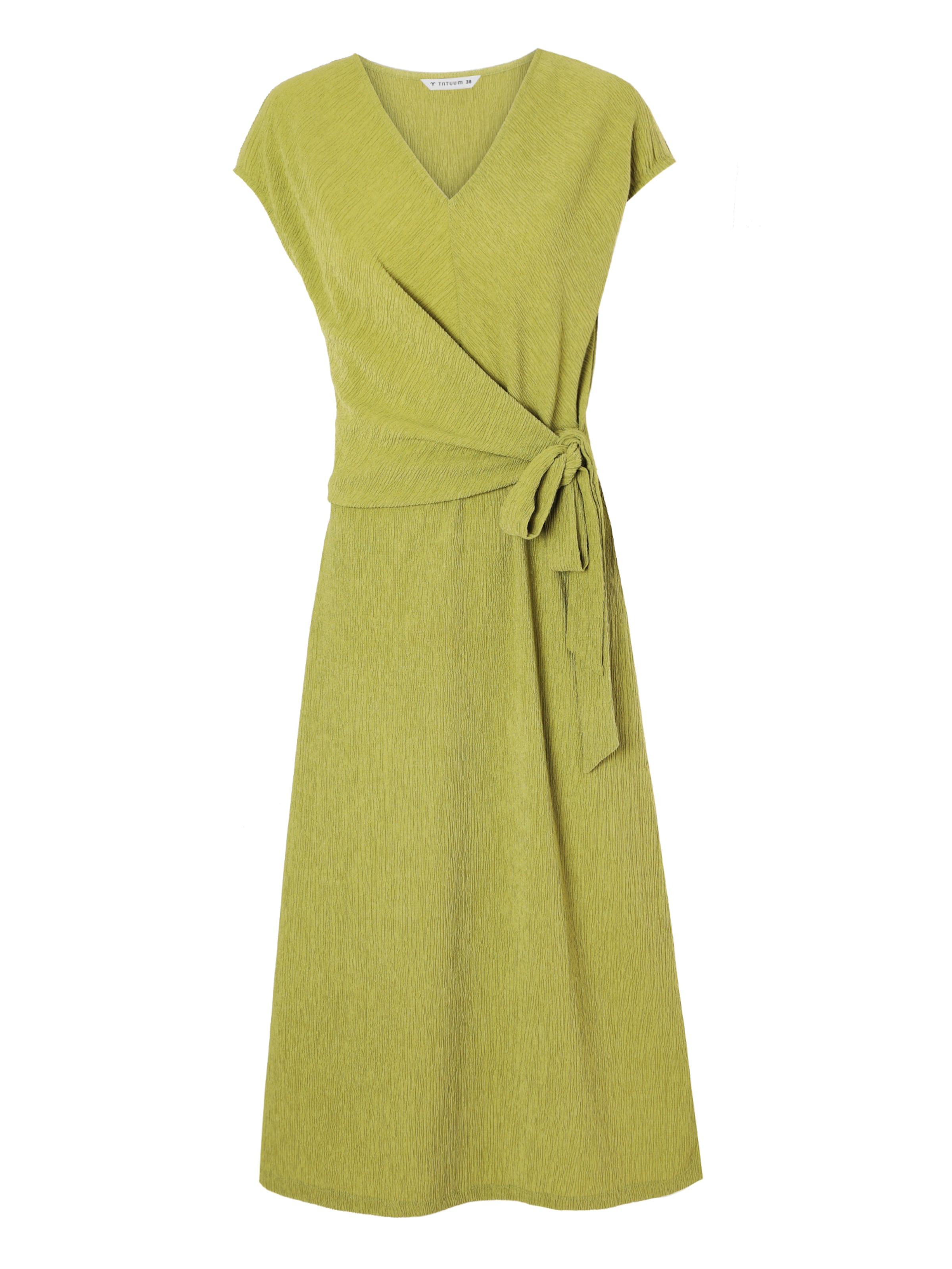 TATUUM Damenkleid Wirkware ELIKA in Grün: Vorderseite