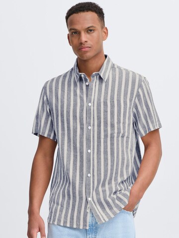 !Solid Regular Fit Hemd 'Fried' in Blau: Vorderseite