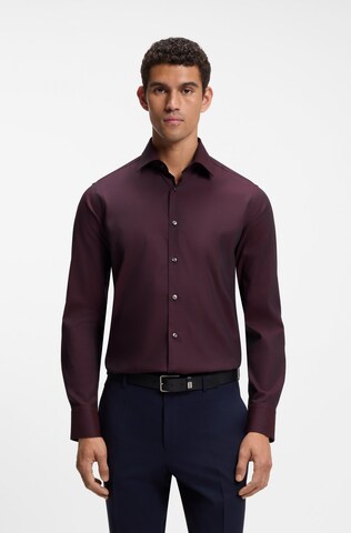 BOSS Regular Fit Hemd ' Joe ' in Rot: Vorderseite