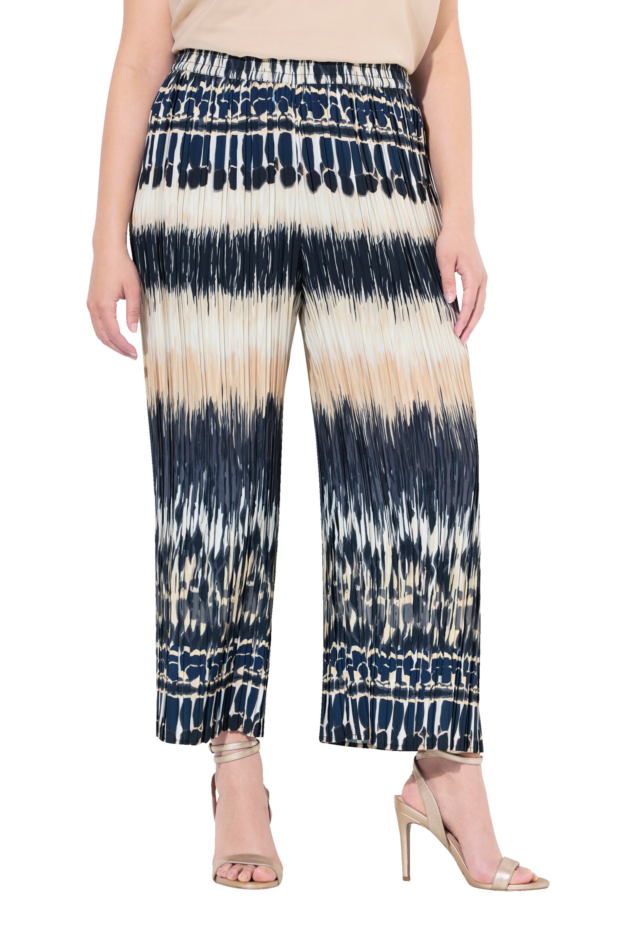 MIAMODA Wide leg Trousers in Mixed colours: front