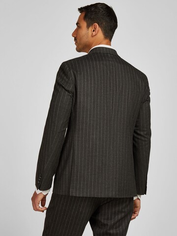 HECHTER PARIS Slim fit Business-colbert in Grijs