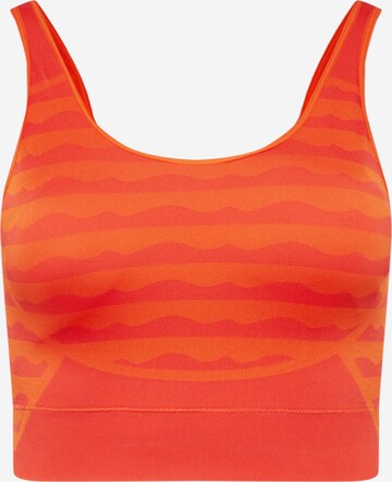 ADIDAS SPORTSWEAR Bralette Sports bra 'Marimekko Aero Light-Support ' in Orange: front