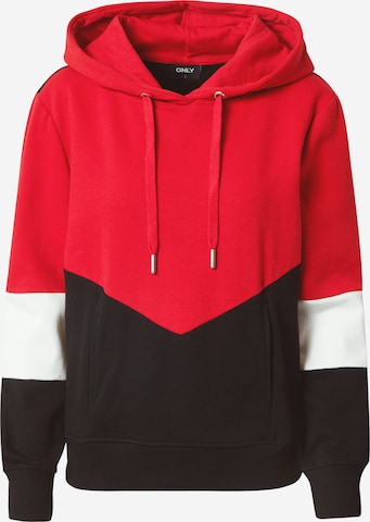 ONLY Sweatshirt 'MANON' in Red: front