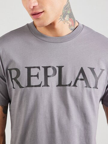 REPLAY Футболка в Серый