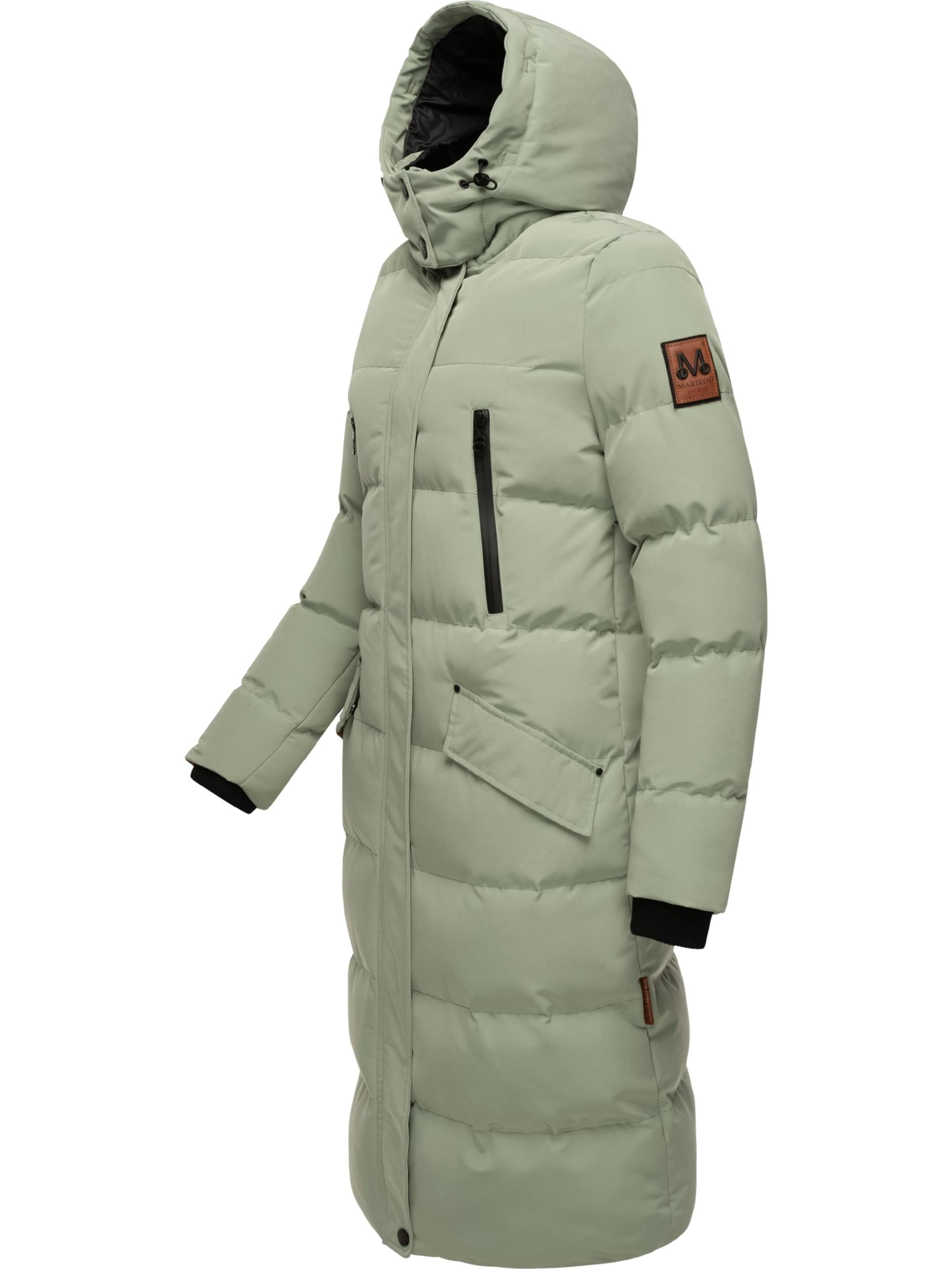 MARIKOO Χειμερινό παλτό 'Schneesternchen' σε πράσινο