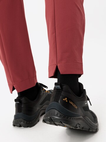 VAUDE Regular Outdoor trousers ' Skomer P III ' in Red