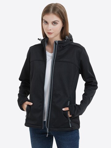 ATLASLAVA Outdoor Jacket 'Outdoor Jacket' in Black: front