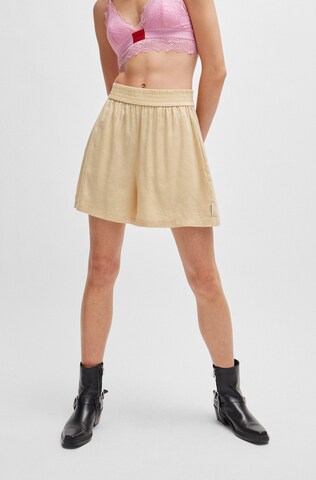 HUGO Regular Shorts 'Hamanna-1' in Beige: predná strana