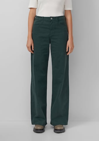 s.Oliver Wide leg Jeans 'Suri' in Groen: voorkant