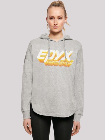 F4NT4STIC Sweatshirt 'Retro Gaming EPYX Logo 3D' in Grey: front