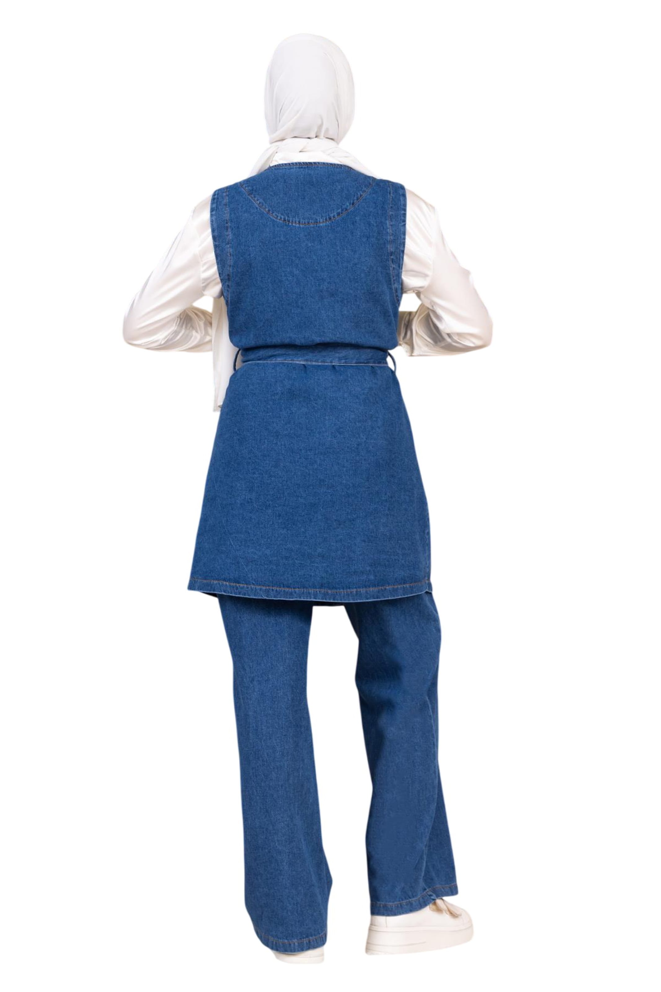 MODAMIHRAM Tunic in Blue