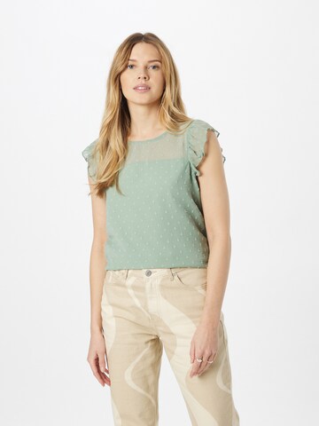 Camicia da donna 'Polly' di ABOUT YOU in verde: frontale