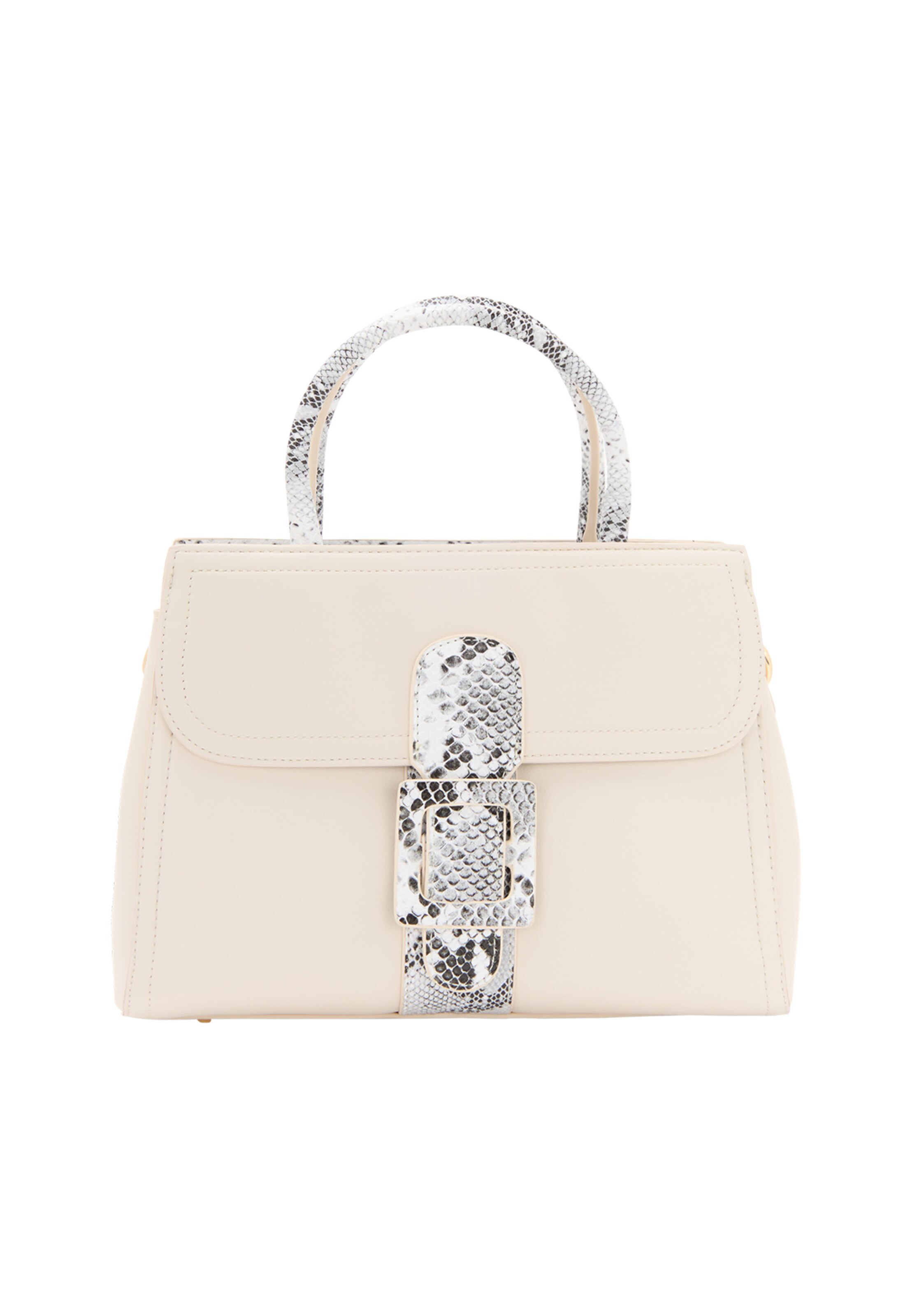 Poșete de la faina pe alb: față