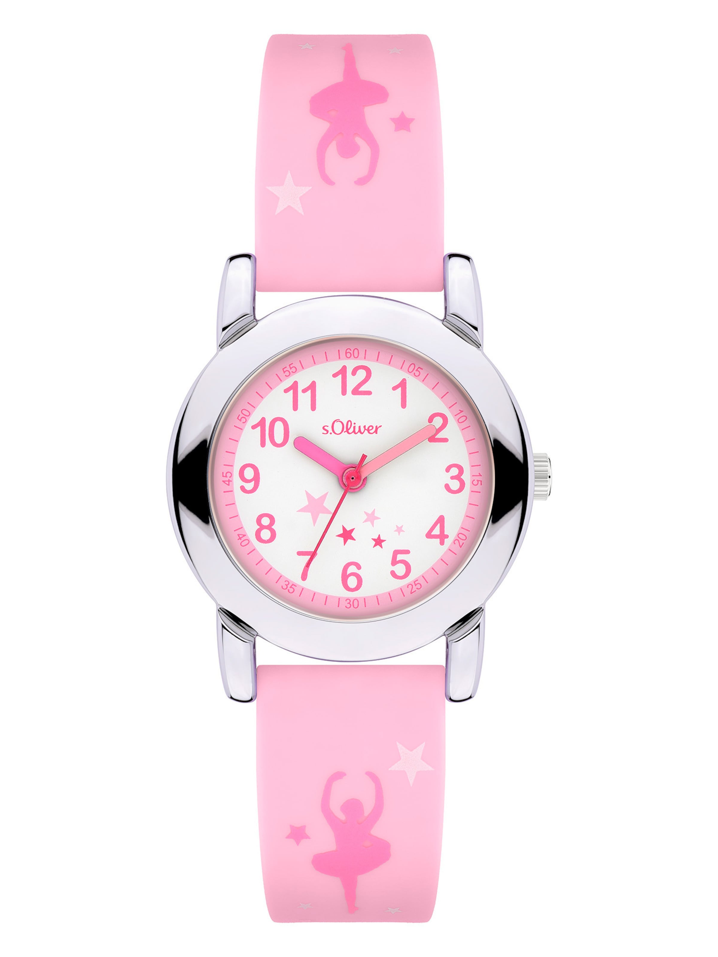 s.Oliver Watch in Pink: front