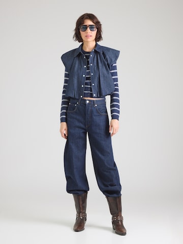 Tally Weijl Pletena jopa | modra barva