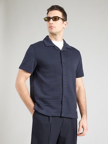 SCOTCH & SODA Regular fit Overhemd 'CAMP' in Blauw: voorkant