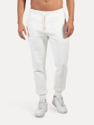 Smilodox Tapered Broek in Beige: voorkant