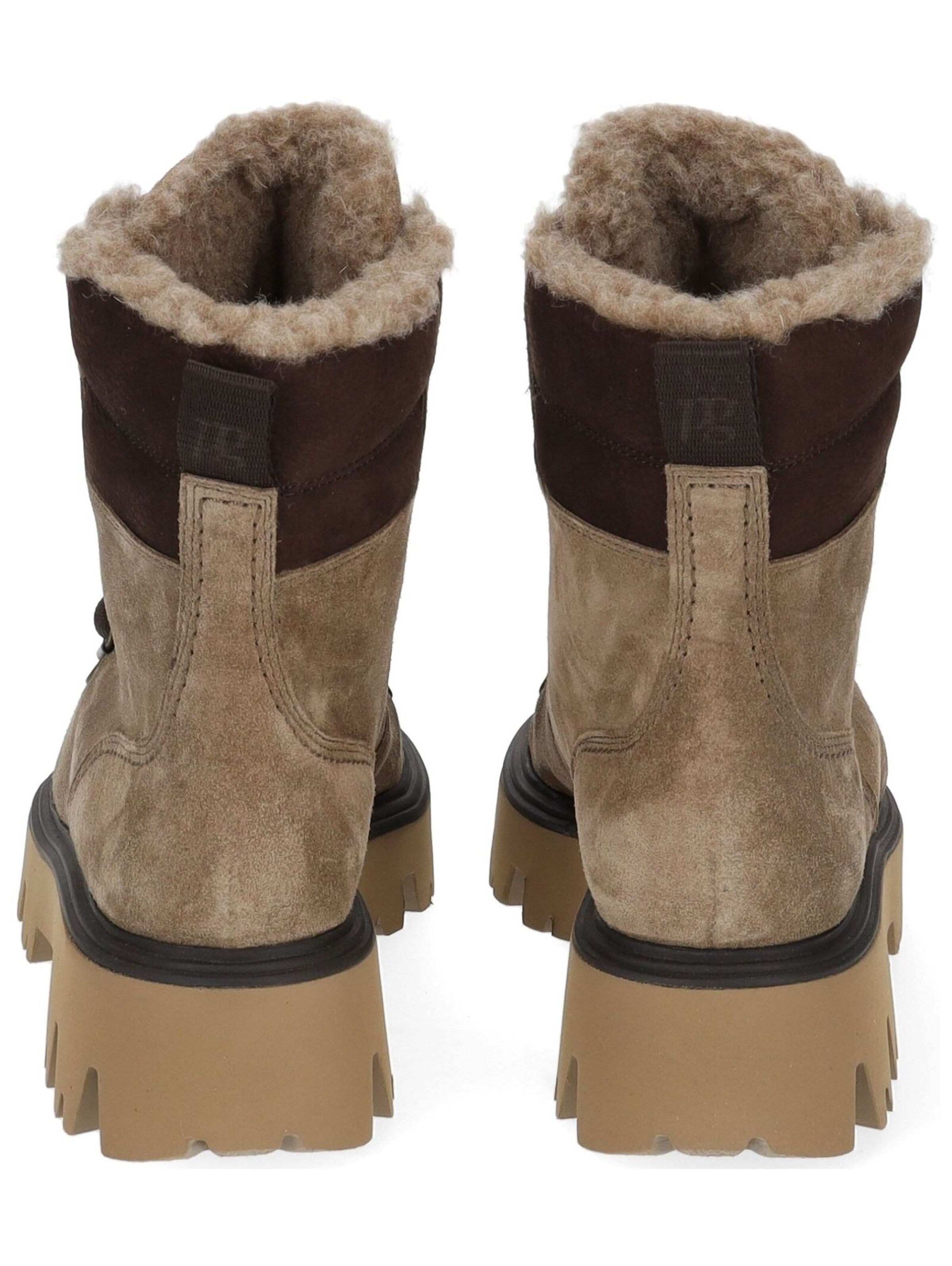 Paul Green Lace-up bootie in Beige