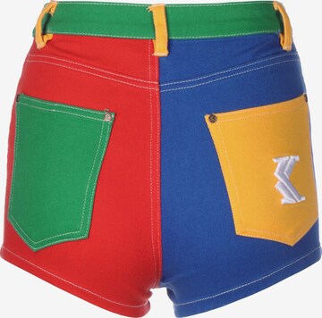 Karl Kani Slimfit Shorts in Blau