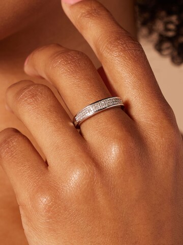 Lucardi Ring 'Chic' in Silber
