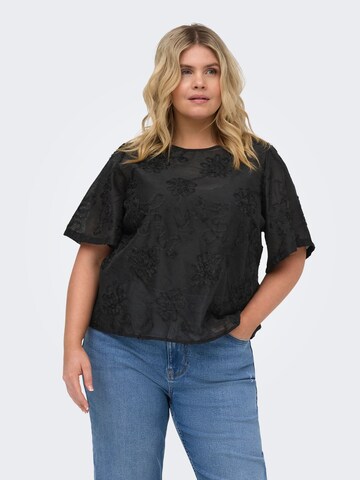 ONLY Carmakoma Blouse 'CARAnila' in Zwart: voorkant