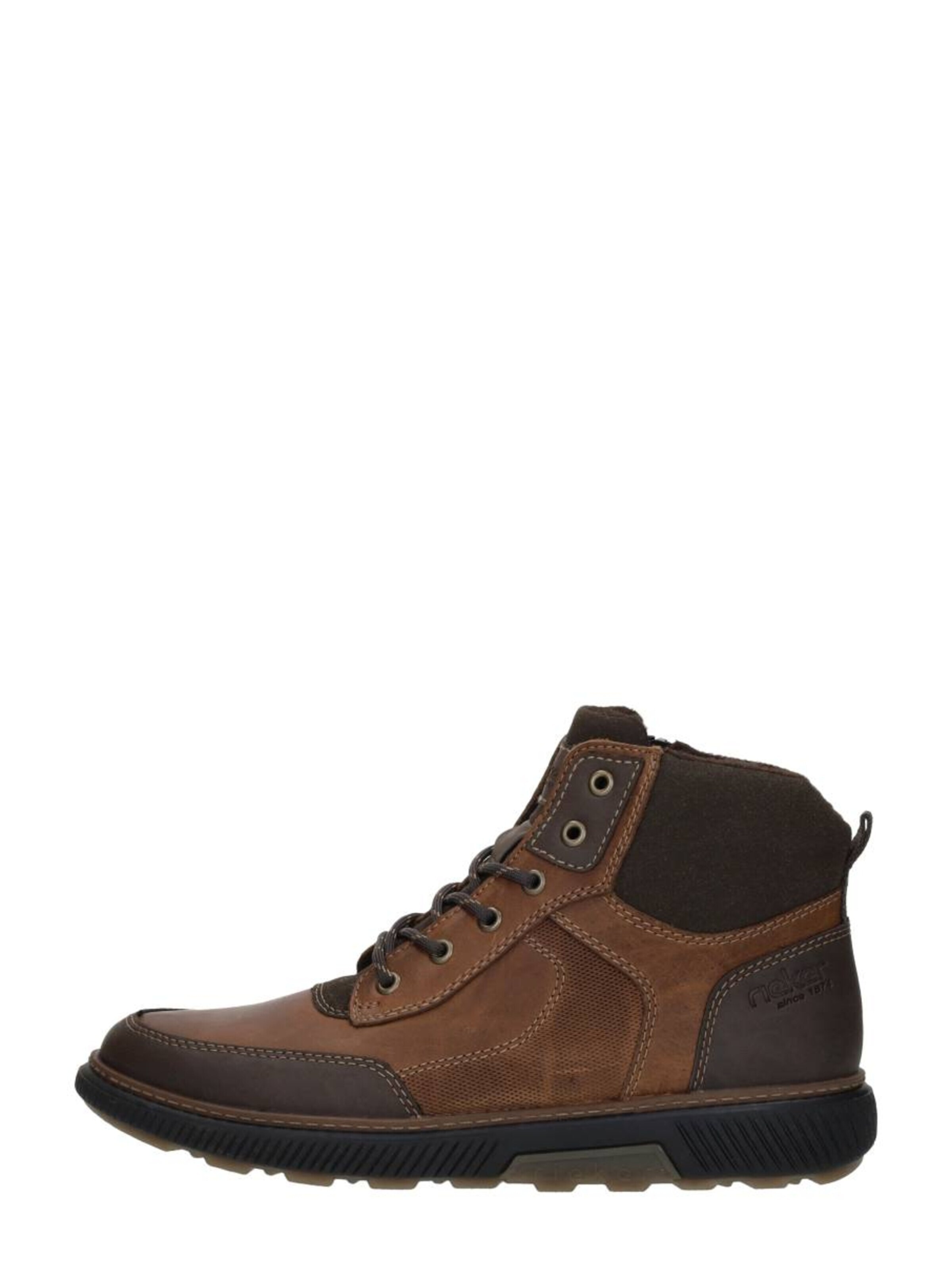 Rieker Lace-up boot 'Veterschoenen Hoog' in Brown