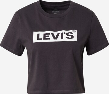 melns LEVI'S ® T-Krekls 'GR Cropped Jordie Tee': no priekšpuses