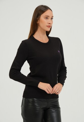 Giorgio di Mare Pullover in Schwarz