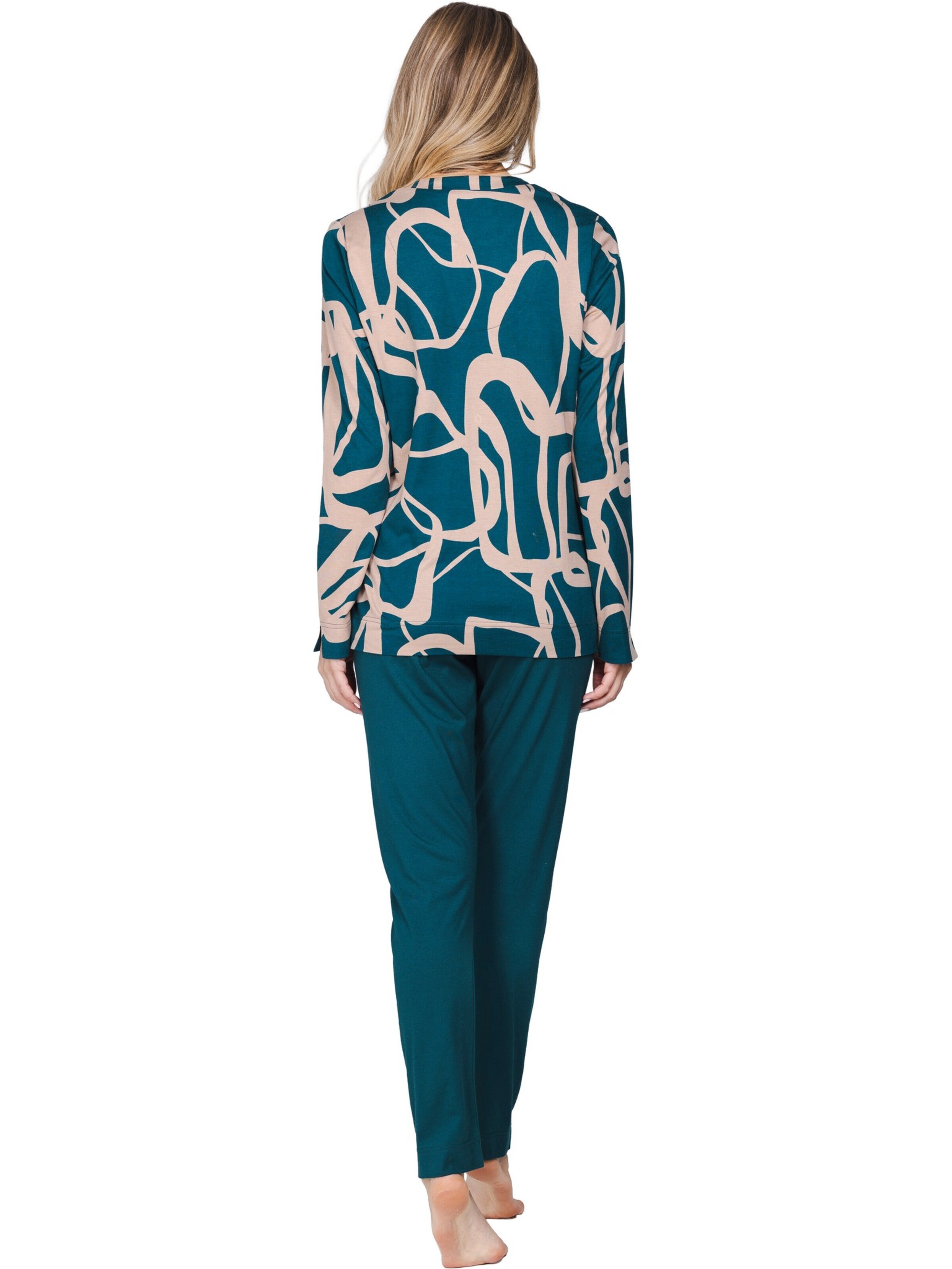 Pastunette Pyjama 'Premium - Couture'‌‌‌‌ in Beige