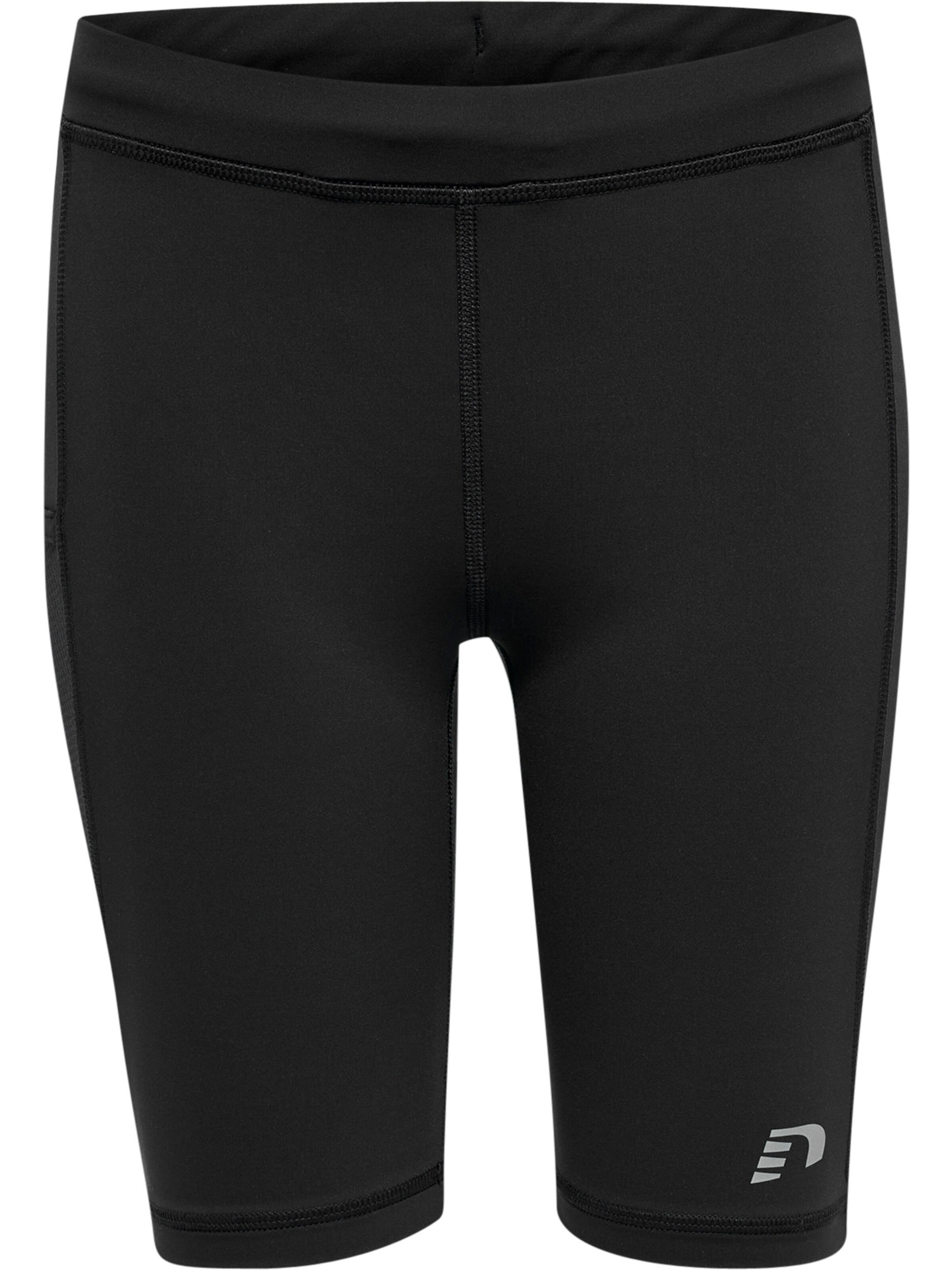 Newline Slimfit Sportsbukser i sort: forside