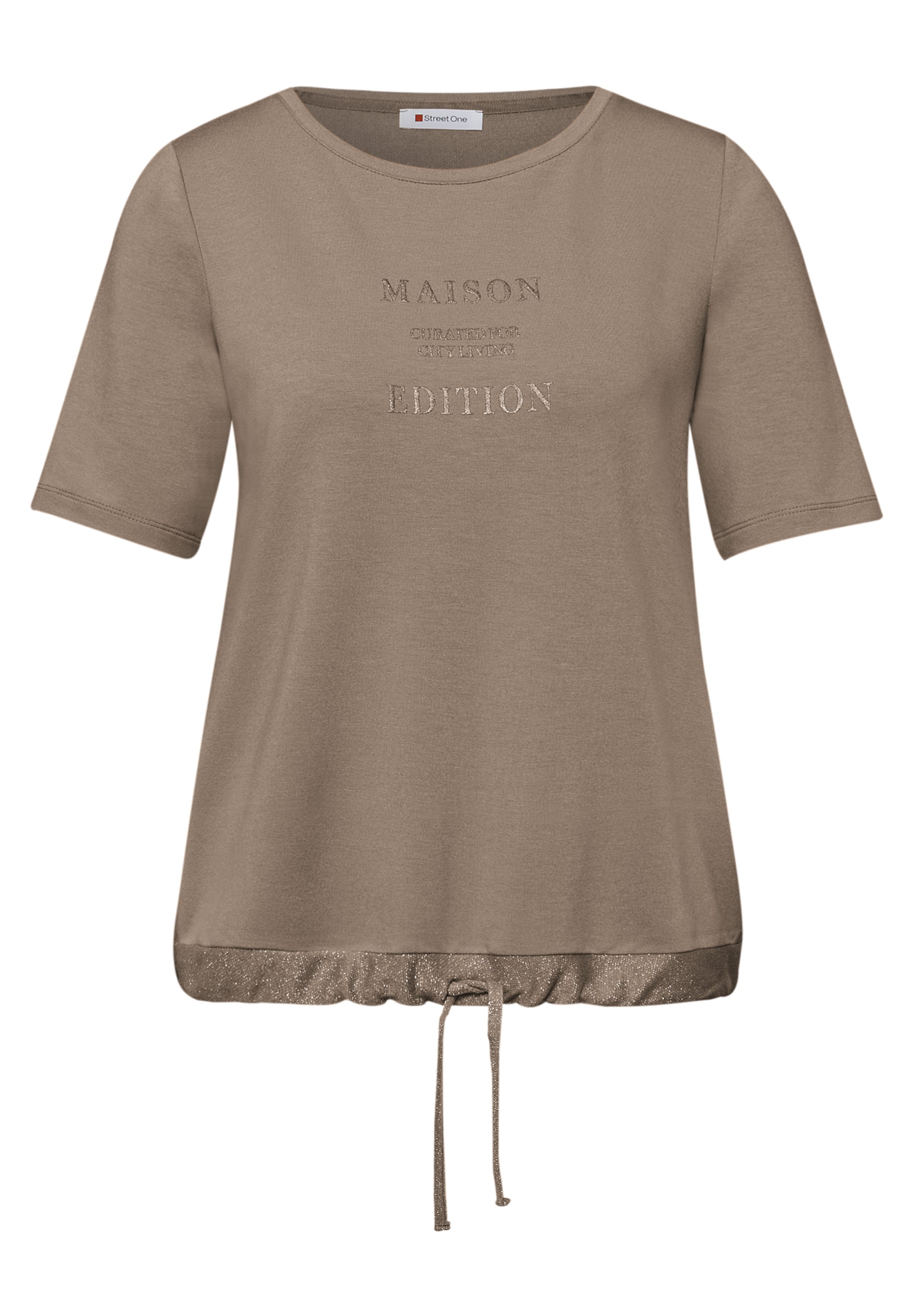 STREET ONE Shirt in Beige: front
