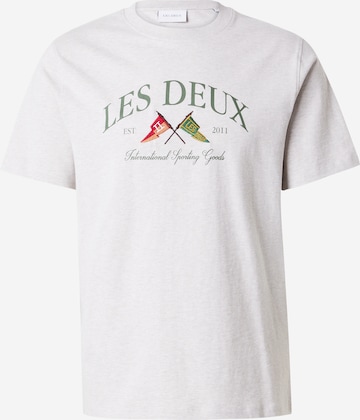 T-Shirt 'Ivy League' Les Deux en beige : devant