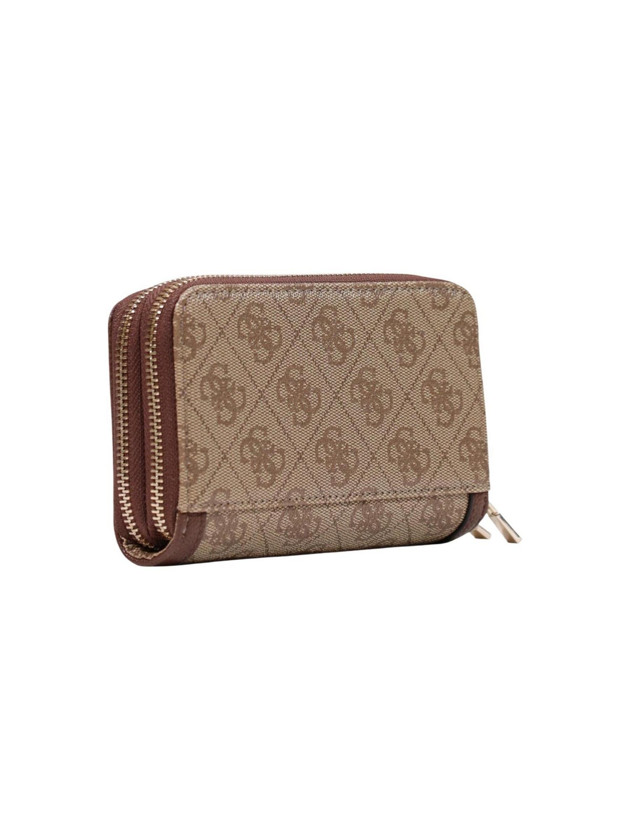 Portamonete 'COLEEN LOGO SML ZIP SWSG97 49164' di GUESS in bianco