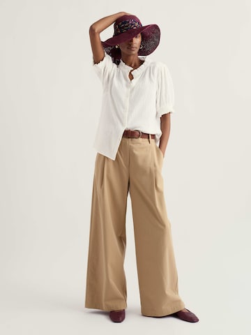 Seasalt Cornwall Blouse 'Shore Path' in Wit