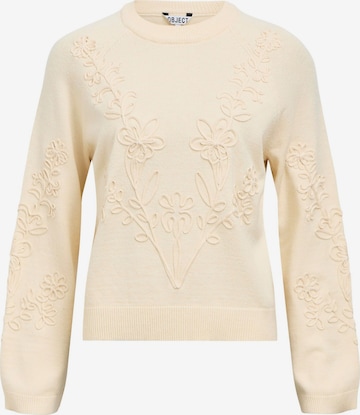 OBJECT Sweater 'OBJLANEY' in Beige: front