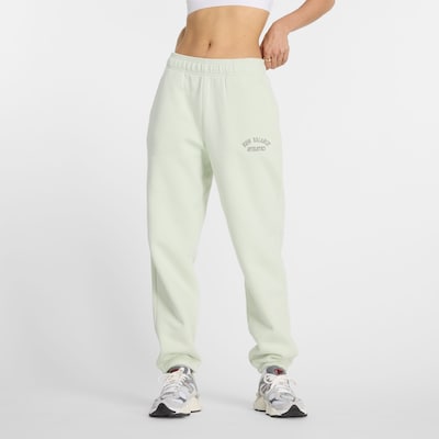 new balance Pantalon en gris foncé / vert clair, Vue avec produit