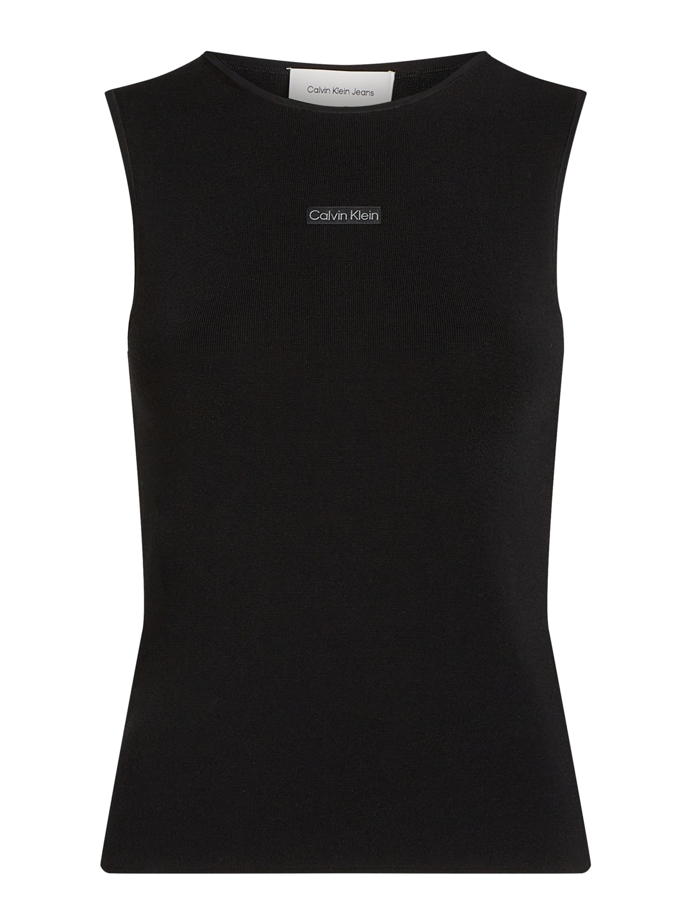 Calvin Klein Jeans Top in Schwarz: Vorderseite
