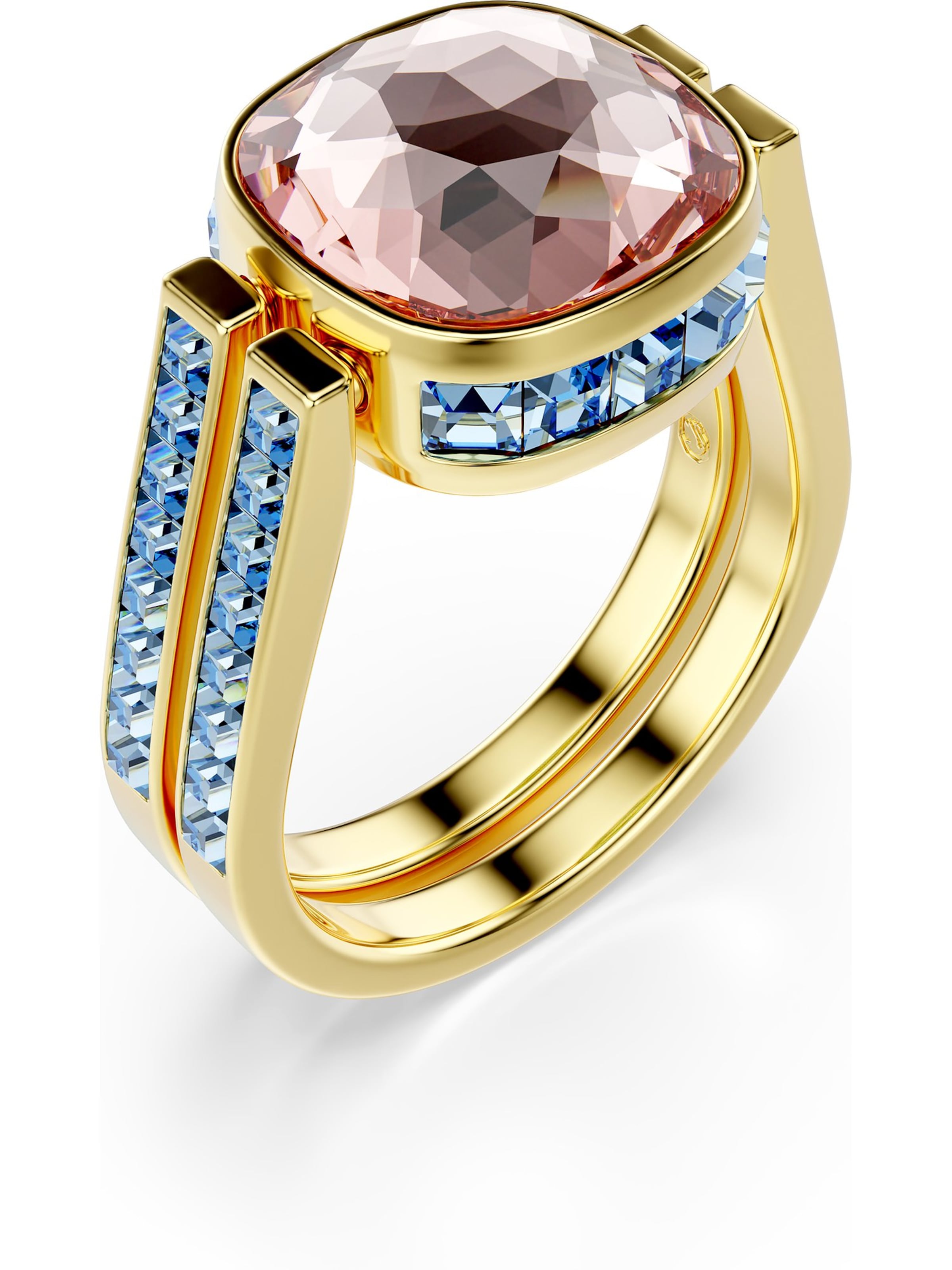 Swarovski Ring in Gold: Vorderseite
