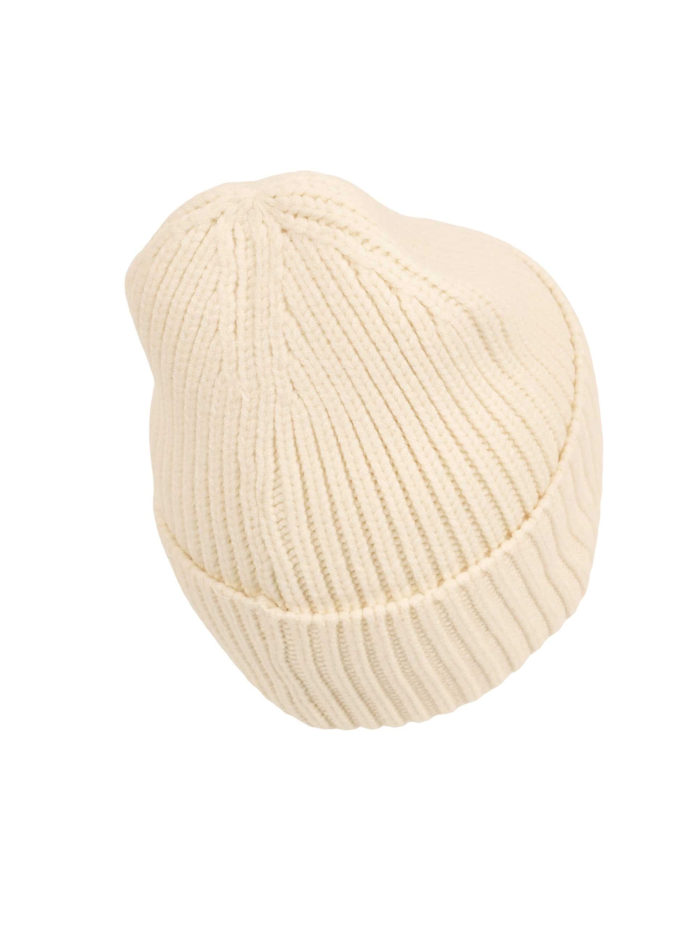SAMAYA Strickmütze 'Ella' in Beige