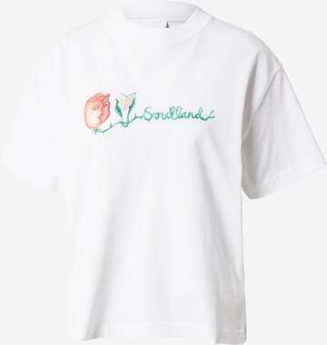 Soulland - Camiseta 'Anya' en blanco: frente