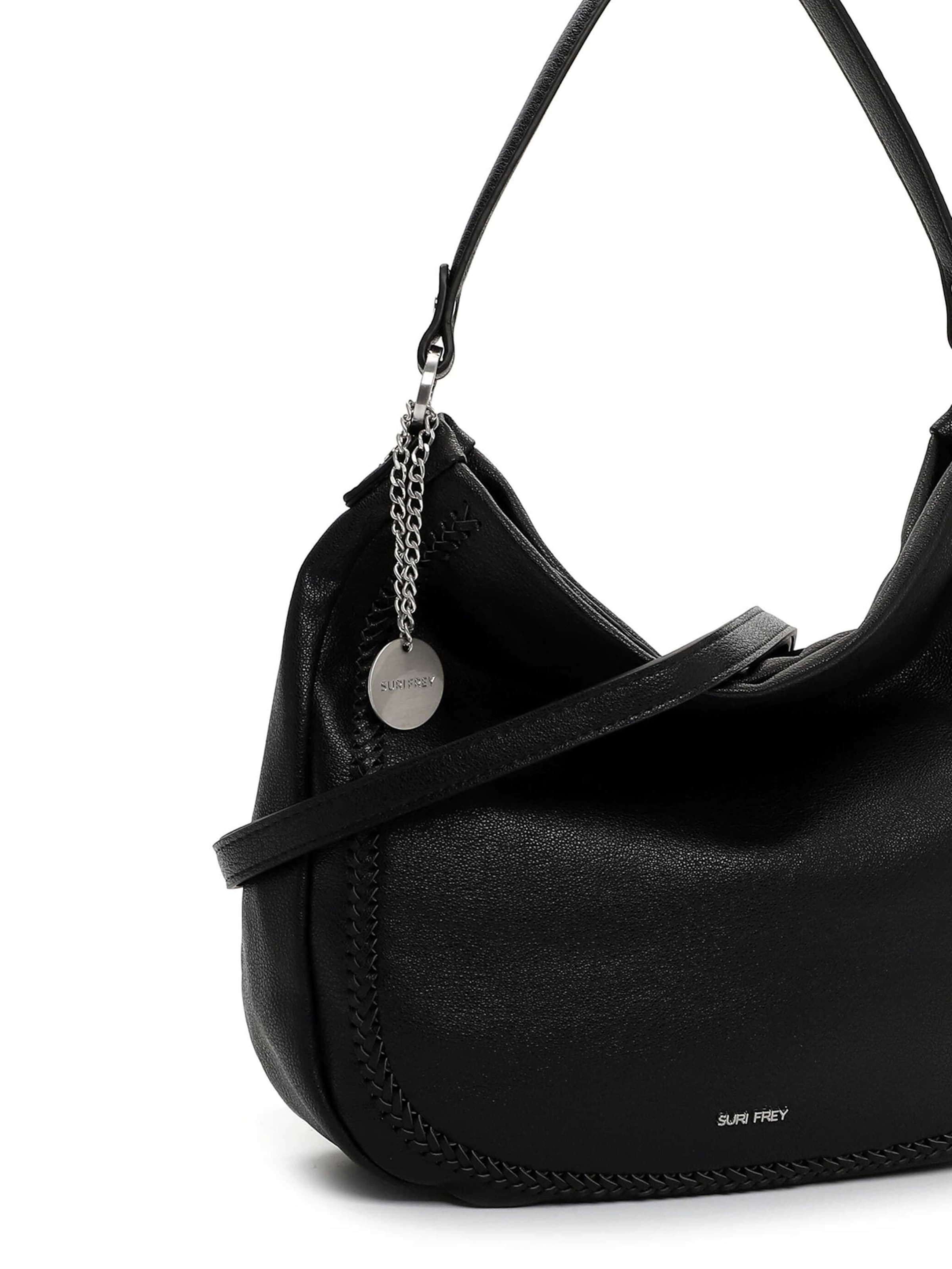 Sac bandoulière 'Piggy' Suri Frey en noir