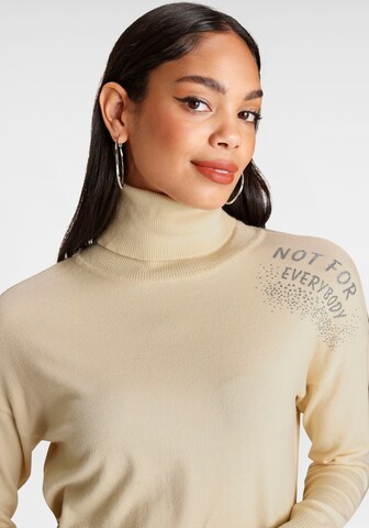 BRUNO BANANI Pullover in Beige